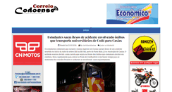 Desktop Screenshot of correiocodoense.com.br